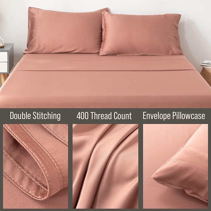 Bella Coterie | Luxury Bamboo Viscose Standard Size Pillowcase Set | 100% - Image 3