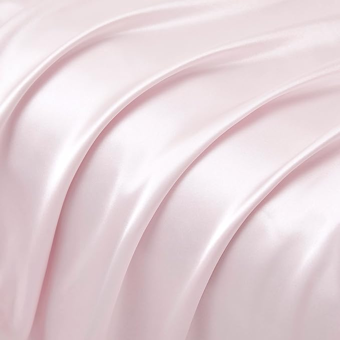 Blush Pink Satin Pillowcases - Image 4