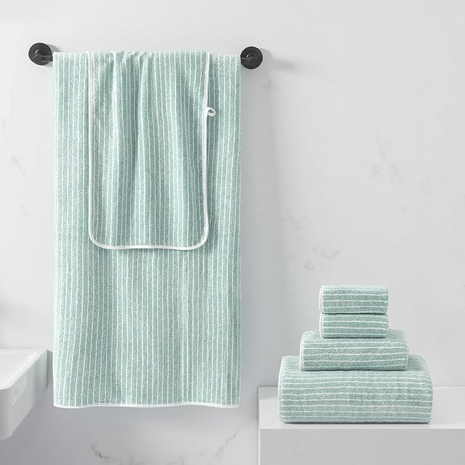 REDKISS Ultra Soft Bath Towels Set of 6 Large 35"x70" | 100% Microfiber - Image 2