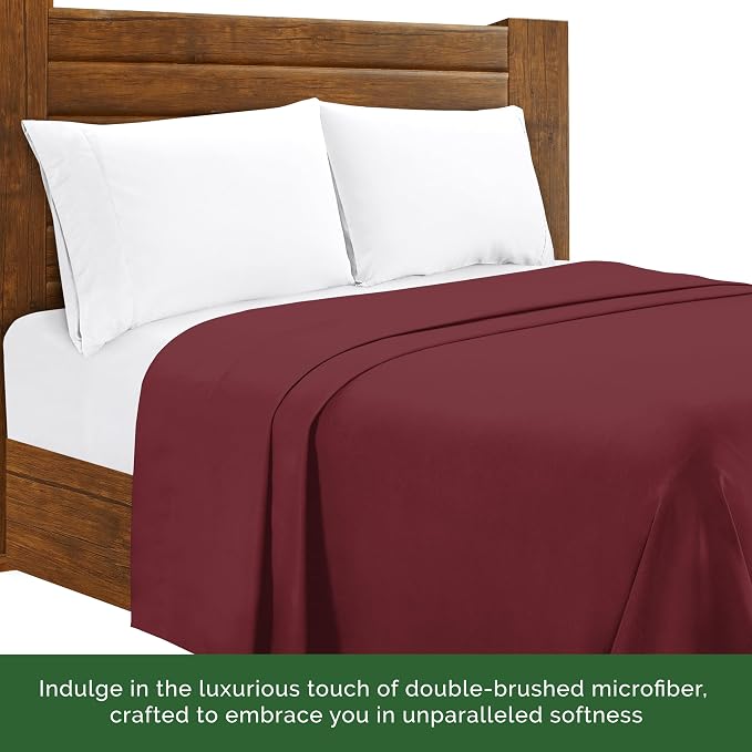 Luxury Flat Sheet on Amazon Elegant Comfort Wrinkle-Free 1500 Premier Hotel - Image 6
