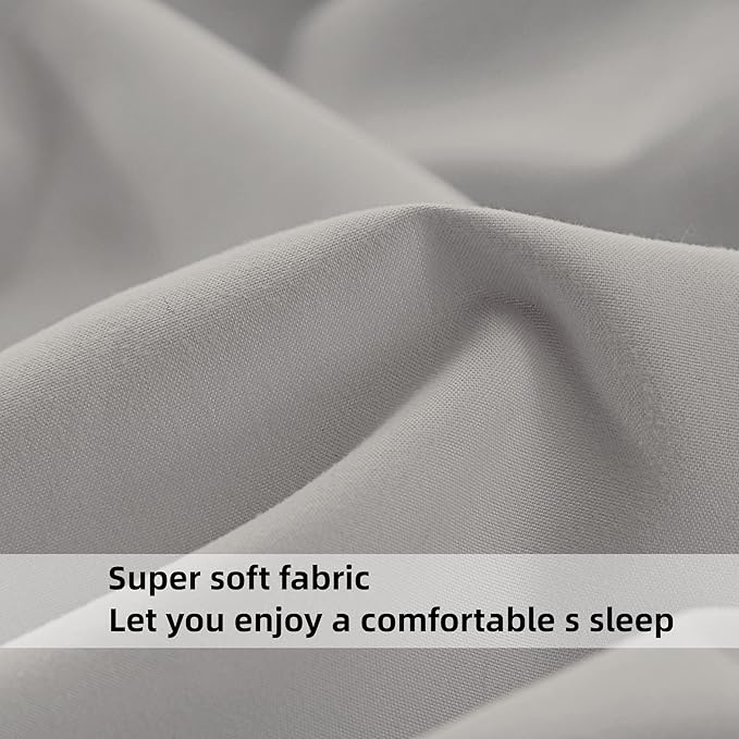 HBHLFZ Twin XL Fitted Sheet Only, Soft Breathable Bottom Sheet - Image 4
