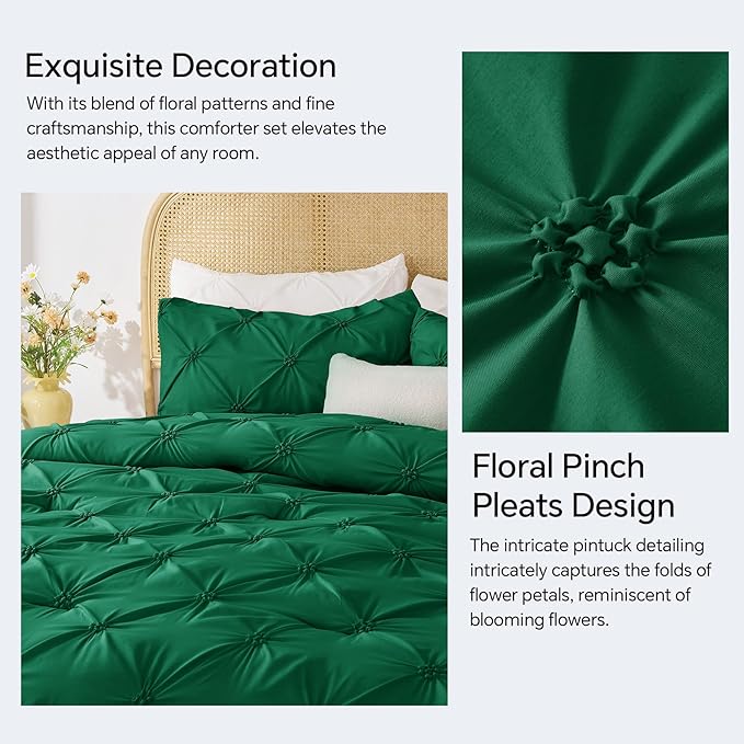 BEDELITE Forest Green King Size Comforter Set - Image 4