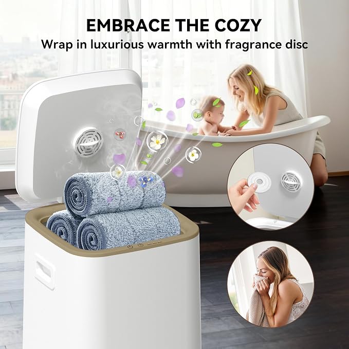Large Towel Warmer for Bathroom, Unlimited Heating Heated Towel Warmers Bucket - Image 4