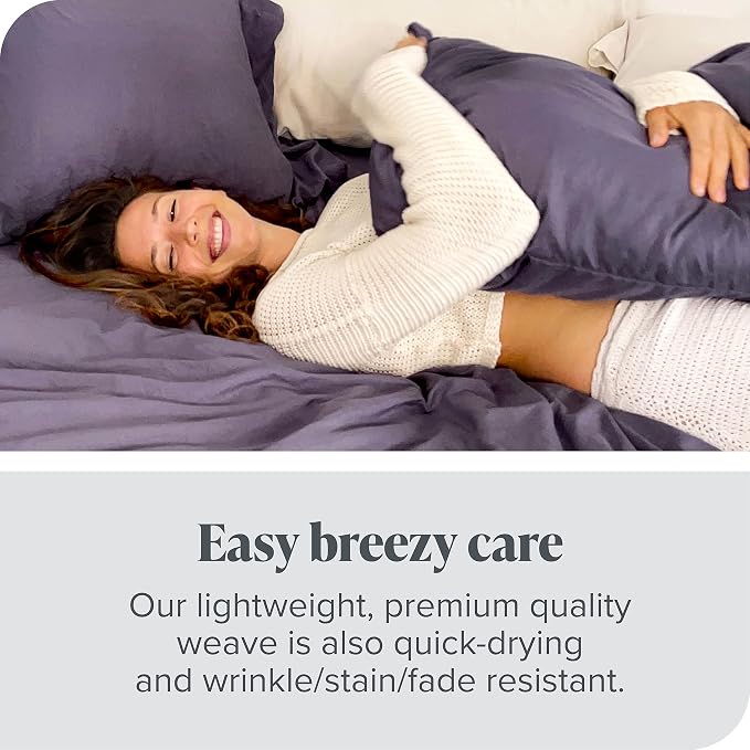 Bare Home Microfiber 4 Pack Standard/Queen Pillowcases - Image 8
