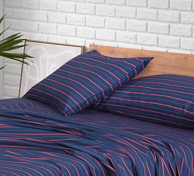 RUVANTI 100% Cotton Sheets – King Size Percale Bedding, Cooling & Breathable - Image 7