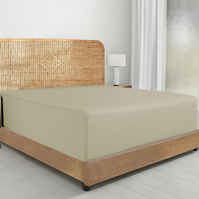 California Design Den Twin Size Fitted Sheet Only by CaliforniaDesignDen