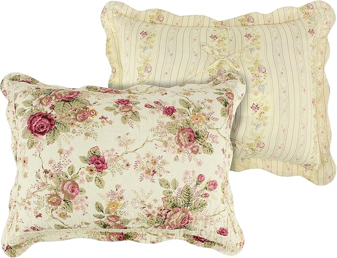 Greenland Home Antique Rose King Quilt Set - Image 8