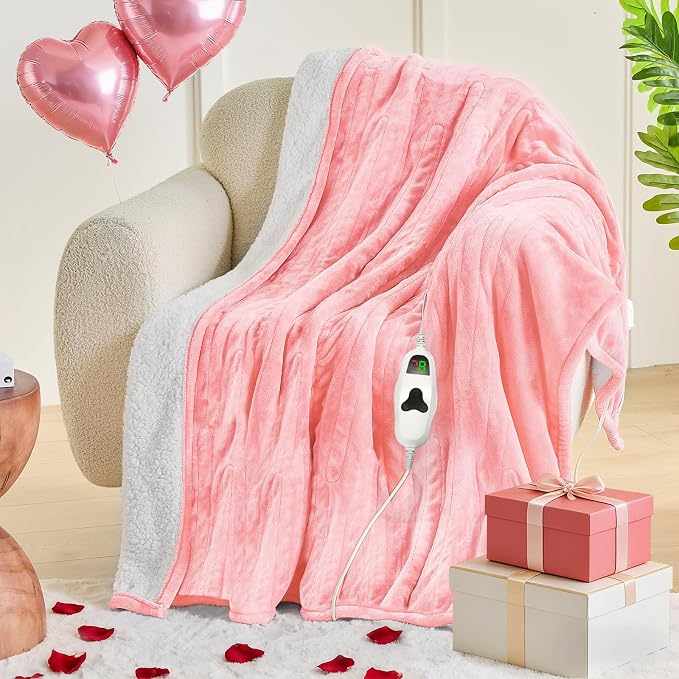 greenoak Heated Blanket Electric Twin 62"X84", Heating Blanket - Image 8