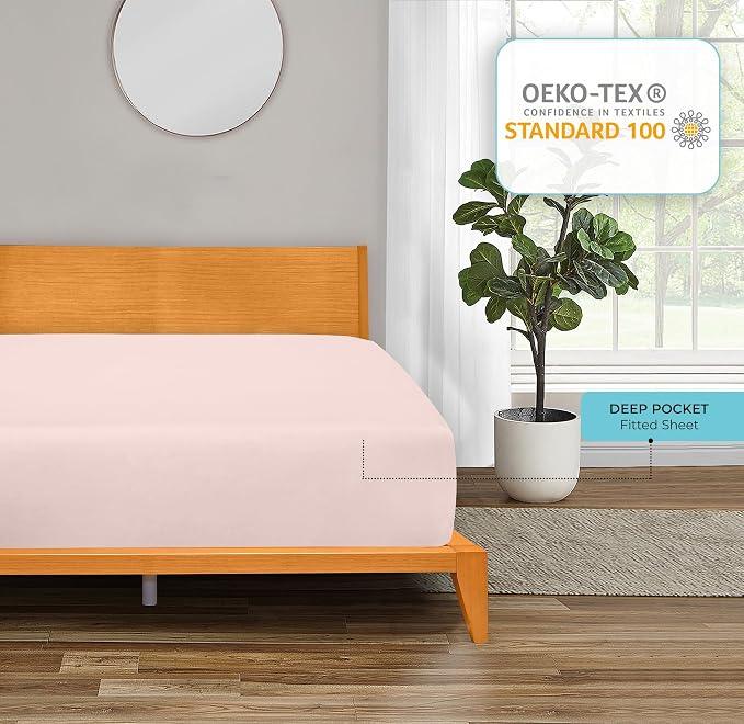Royale Linens Fitted Sheet King - Image 7