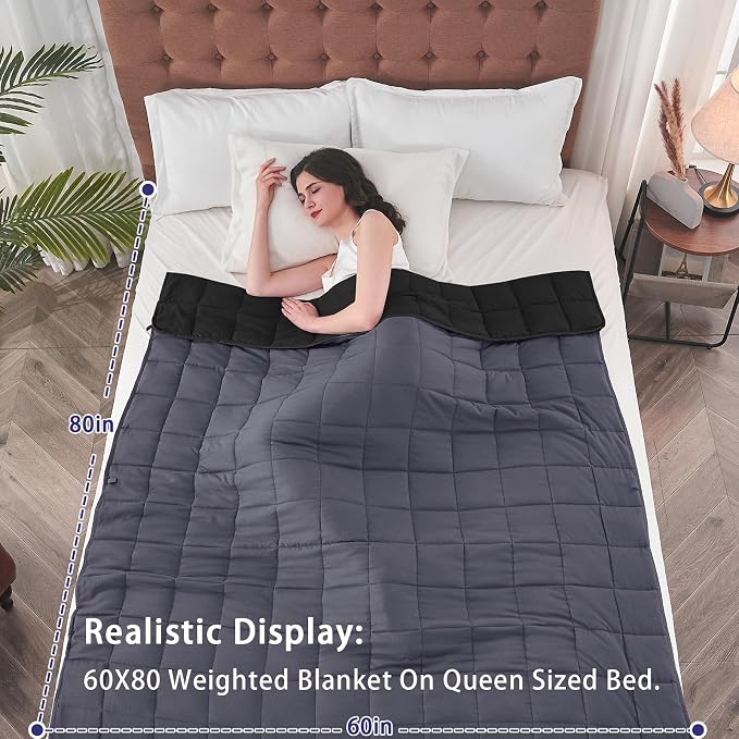 yescool Weighted Blanket for Adults Cooling Heavy Blanket for Sleeping Perfect - Image 2