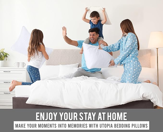 Utopia Bedding Bed Pillows for Sleeping King Size, Down Alternative Pillow for - Image 8