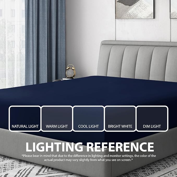Cathay Home California King Fitted Sheet - Image 5