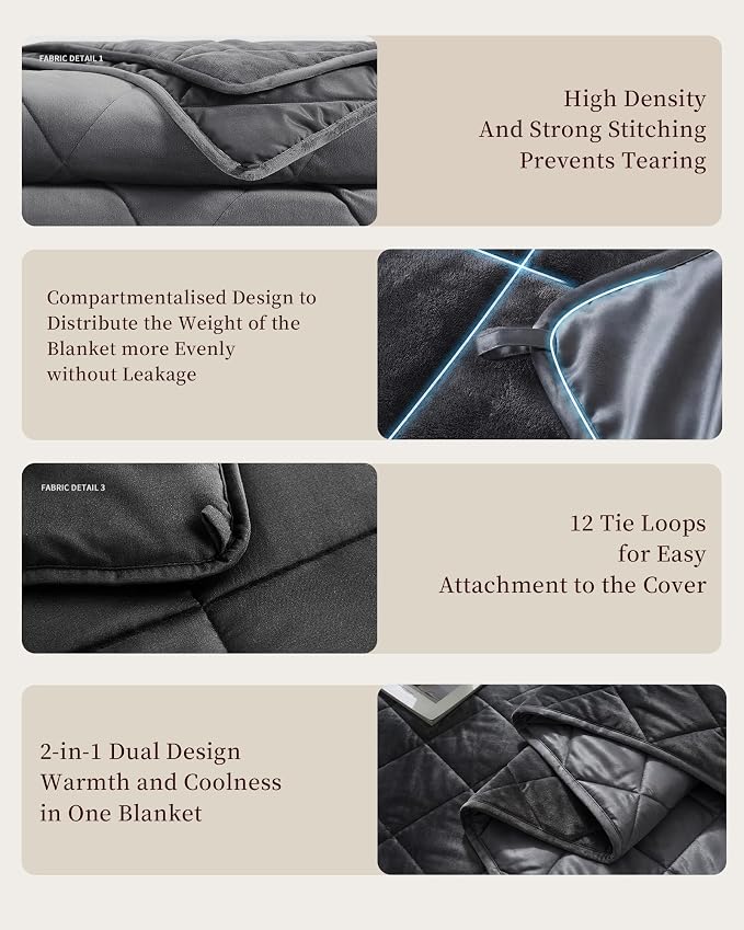 L'AGRATY King Size Weighted Blanket - Image 8