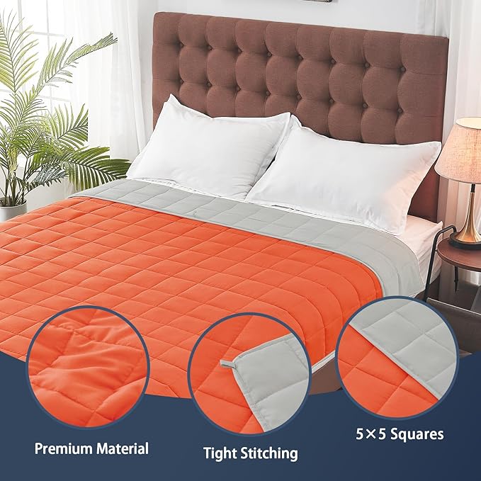 yescool Weighted Blanket for Adults Cooling Heavy Blanket for Sleeping Perfect - Image 7