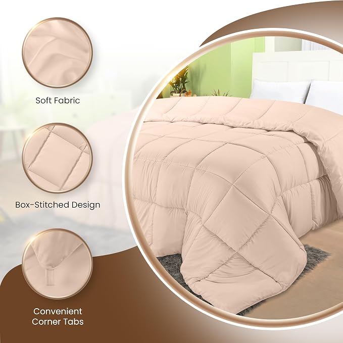 Utopia Bedding Comforters Queen Size, All Season Duvet Insert, Down Alternative - Image 6