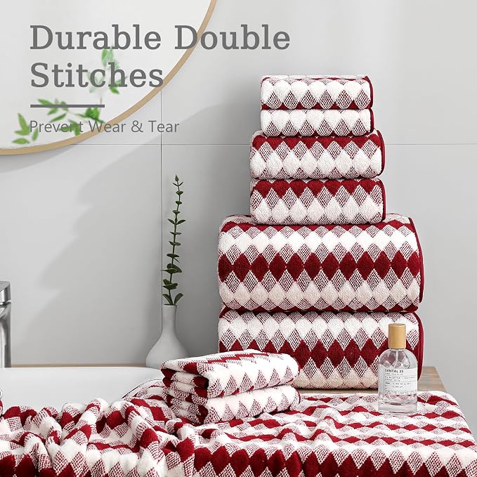 4 Piece Bath Towel Set Oversized Bath Sheet 35"x70" Bathroom Towel Extra Large - Image 6