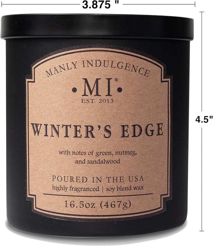 Manly Indulgence Winters Edge Scented Candles - Image 4