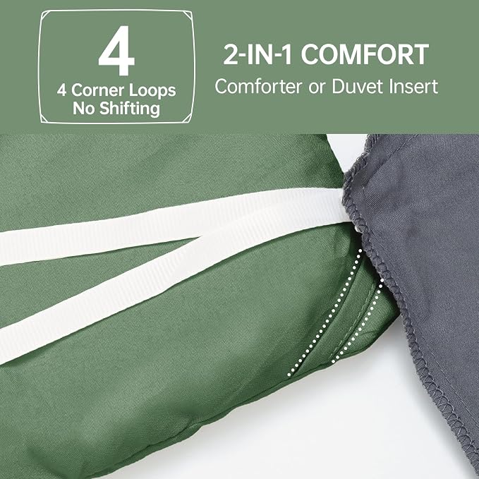 MUXHOMO King Size Comforter Set, All Season Ultra Soft Down Alternative Bedding - Image 6