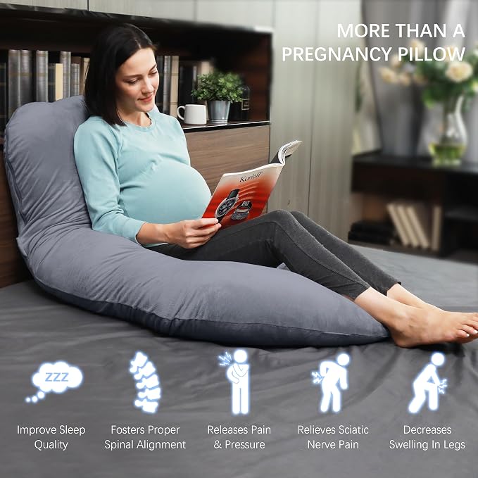 MOON PARK Pregnancy Pillows for Sleeping - Image 4