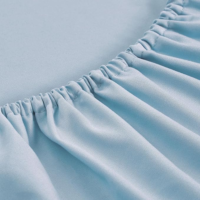 FreshCulture Queen Fitted Sheets, Bulk Pack of 6, Deep Pocket, Soft Microfiber - Image 2