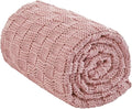 Knitted Weighted Blanket for Adult, No Beads Heavy Blanket 60” x 80'' 10lbs by Unknown