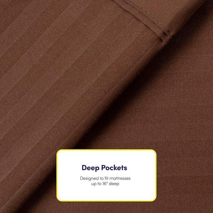 Dobby Stripe Queen Sheets - Image 5