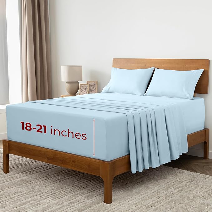 Mellanni Extra Deep Split King Sheets by Mellanni