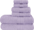 BOUTIQUO 6 Pack Cotton Towel Set, Contains 2 Bath Towels 28x55 inch, 2 Hand by BOUTIQUO