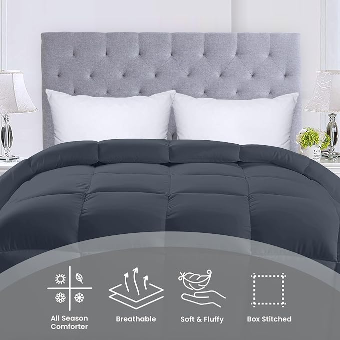 Utopia Bedding Comforters King Size, All Season Duvet Insert, Down Alternative - Image 3