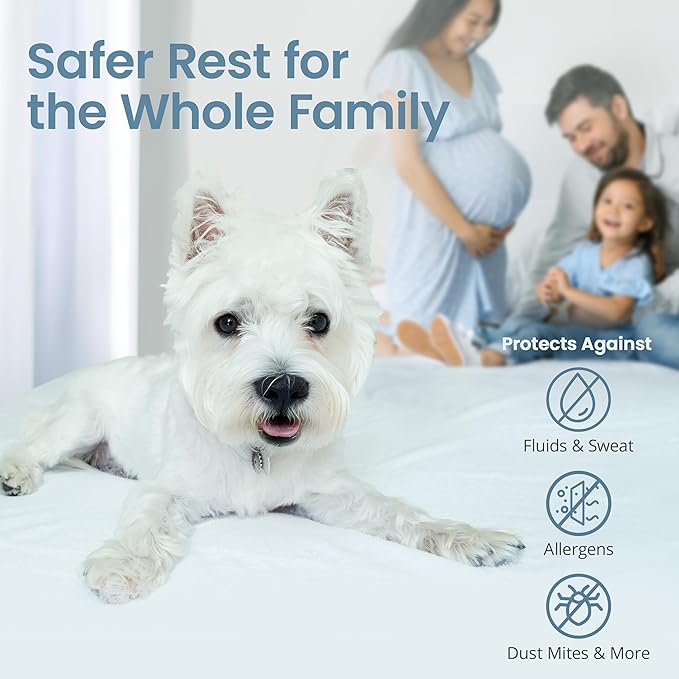 SafeRest Waterproof Full Size Mattress Protector - Image 5
