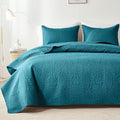 akkialla Teal Twin Quilt Set, Ultrasonic Lightweight Bedspread Coverlet by akkialla