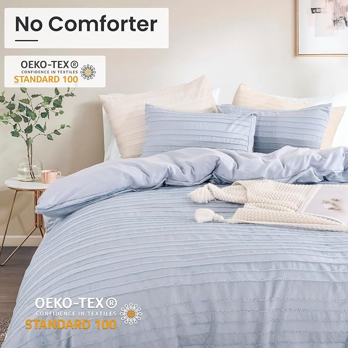 NEXHOME PRO Duvet Cover Queen, Soft and Lightweight 100% Washed Microfiber - Image 3