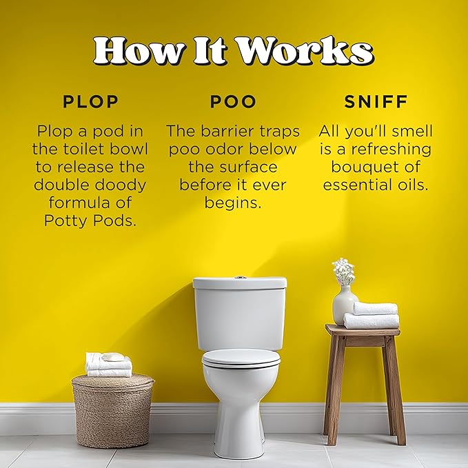 Poo-Pourri Before-You-Go 2-in-1 Toilet Potty Pods, Original Citrus, 5 Ct - Image 4