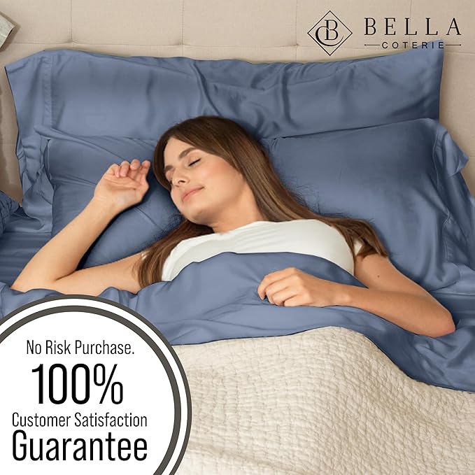 Bella Coterie | Luxury Bamboo Viscose King Size Pillowcase Set | 100% - Image 5