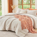 MUXHOMO Beige California King Comforter Set, All Season Ultra Soft Down by MUXHOMO