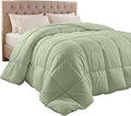 Utopia Bedding Twin Comforter Duvet Insert, Quilted Sage Green Comforter by UTOPIABEDDING