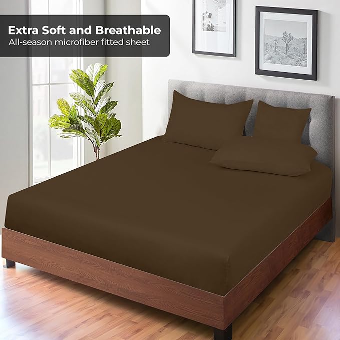Royale Linens Fitted Sheet Twin - Image 4