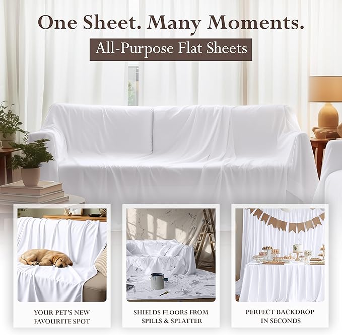 Utopia Bedding Flat Sheets - Image 6