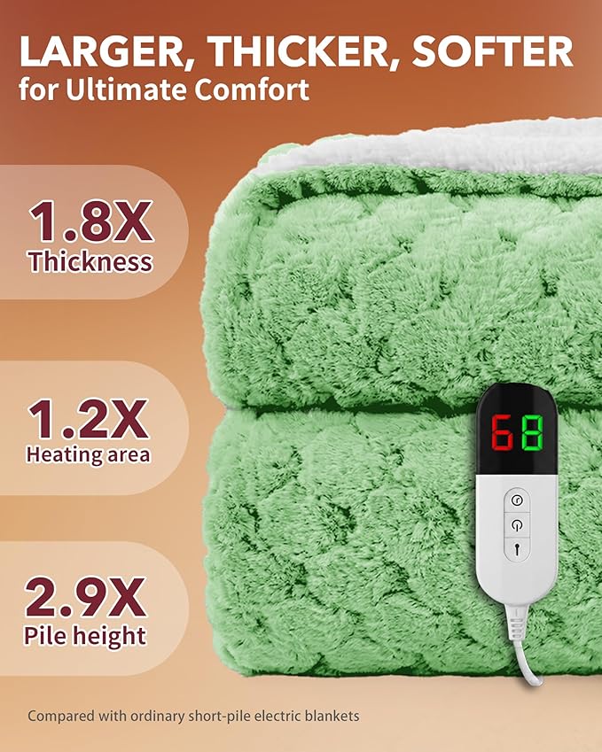 Homemate Heated Blanket Electric Throw - Image 3