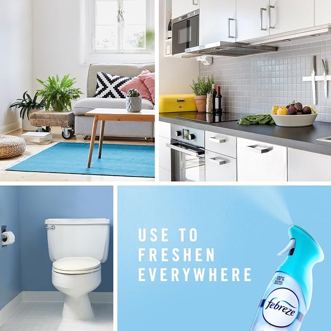Febreze® Odor-Fighting Air Fresheners, Linen Sky™, 8.8 Oz, Carton Of 6 - Image 7
