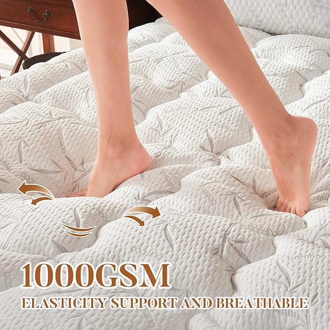 PRIMESOFT 100% Waterproof Twin Size Mattress Topper, Thick Pillow Top Mattress - Image 5