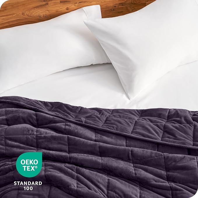 Bare Home Weighted Blanket King Size 25lb - Image 7