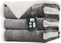 LaffyLo Electric Heated Blanket Full Size 72 x 84, Fast Heating Blanket by LAFFYLO
