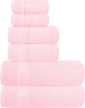Elvana Home Ultra Soft 6 Pack Cotton Towel Set, Contains 2 Bath Towels 28x55 by Unknown