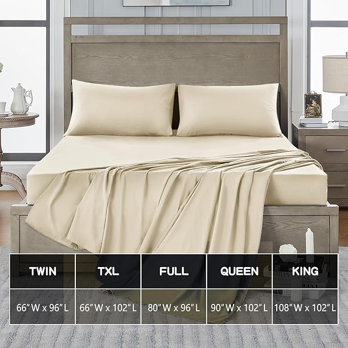 FreshCulture Twin Flat Sheets Only 2 Pack - Image 5