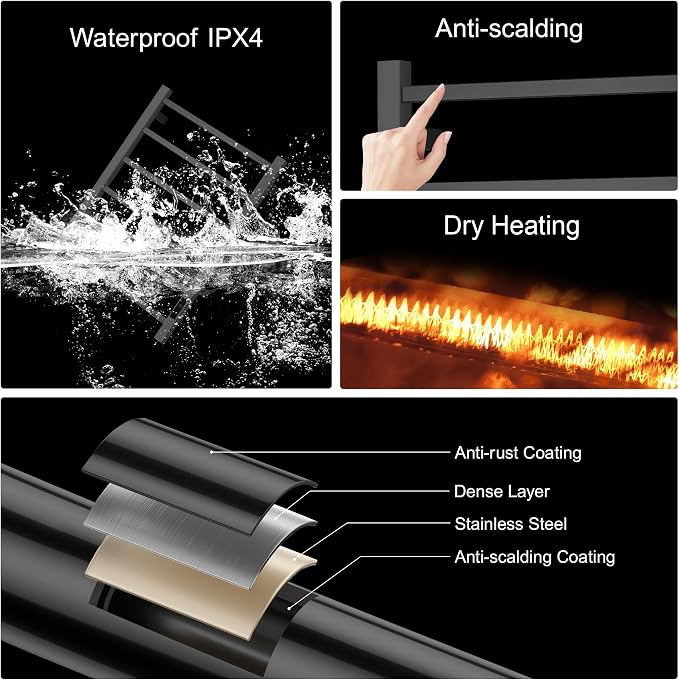 Electric Heated Towel Warmer - Image 6