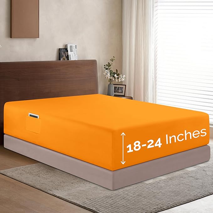 Elegant Comfort 1500 Premium Hotel Quality 18-24 Inches Deep by ELEGANTCOMFORT