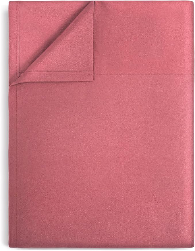 Lirex White Twin Flat Sheet Only, Ultra Soft & Breathable Brushed 1800 by Lirex