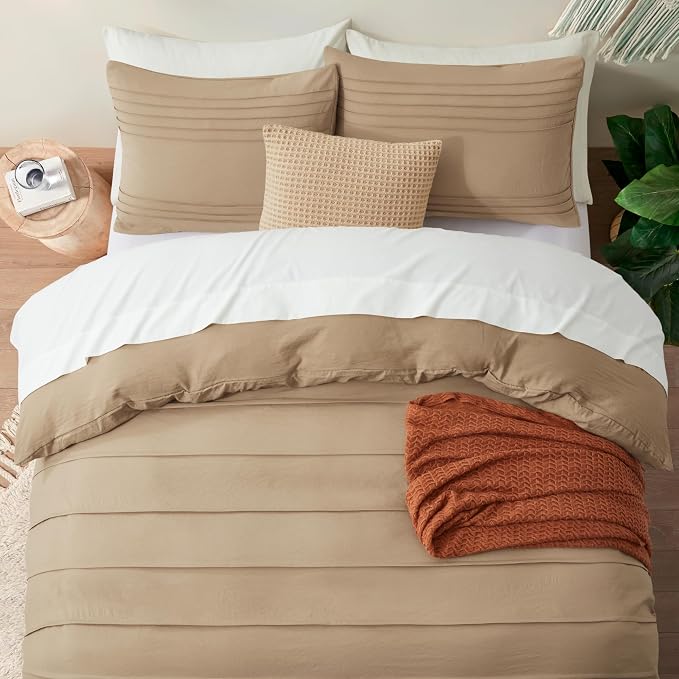 Oli Anderson Khaki Duvet Cover Queen Size - Image 5