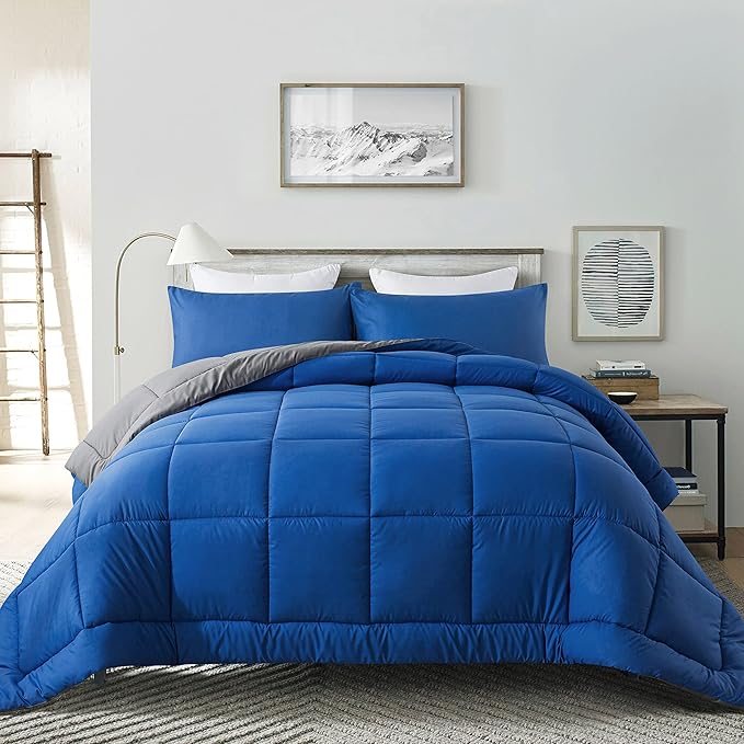 DOWNCOOL Twin Comforter Set -All Season Bedding Comforters Sets by DOWNCOOL